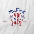 thumbnail image 2 of My First 4th Of July T-Shirt | Patriotic American White Tee Gift, 2 of 5