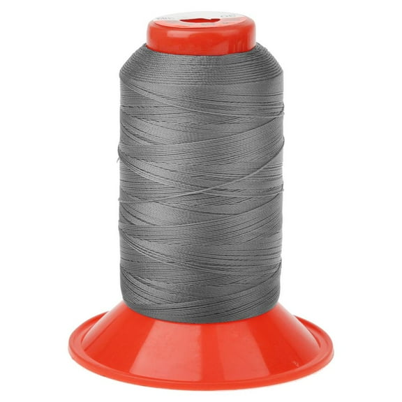 500 Meters Bonded Nylon Thread Heavy Duty Resistant Outdoor Thread for Upholstery Outdoor  Drapery Leather and Luggage Dark Gray