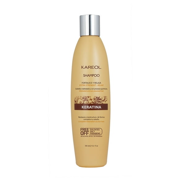 Kareol Keratina Shampoo 300ml · Restaura, Fortalece Y Nutre KAREOL Tipo de Cabello: Dañado, Procesado