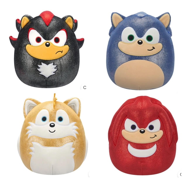 Peluche Squishmallows Kellytoy Christmas 2024 Sonic 20 cm