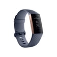 Fitbit Charge 3 - Rose gold - activity tracker with sport band - blue gray - monochrome - Bluetooth - 1.06 oz