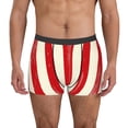 thumbnail image 1 of Lsque America Flags2 Pattern Men’s Total Support Pouch Boxer Briefs, X-Temp Cooling, Moisture-Wicking Underwear, Regular, Long-leg and Trunk-X-Large, 1 of 5
