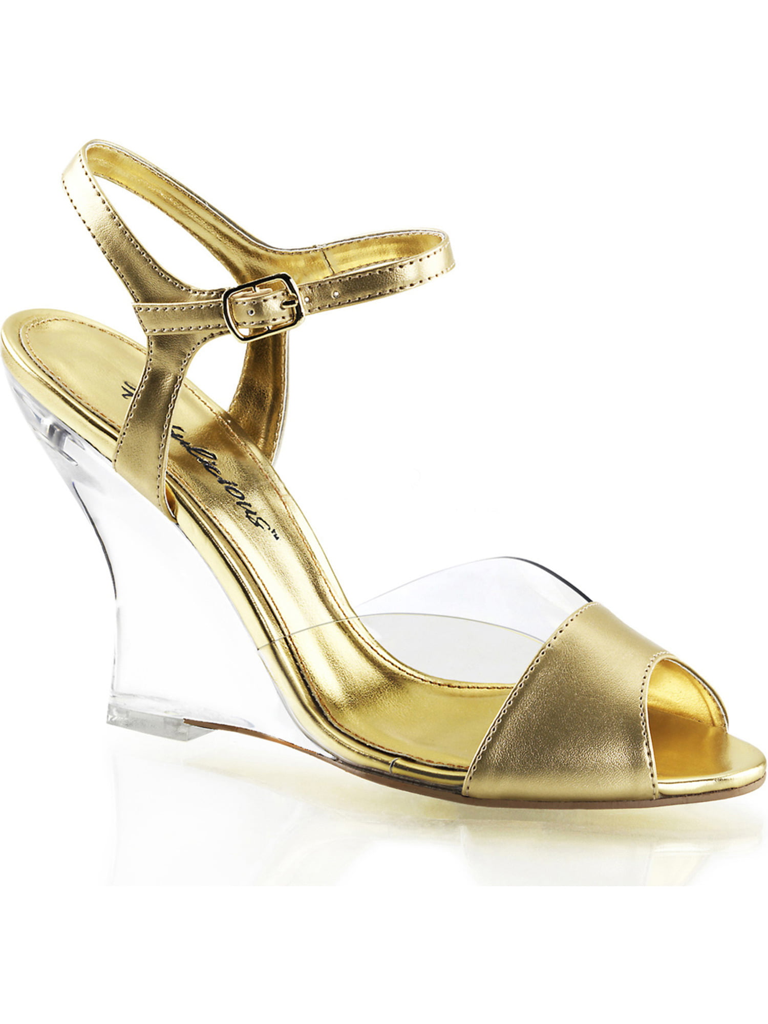 walmart gold shoes