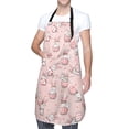 thumbnail image 2 of Zufioo Easter Rabbit Print Adult Waterproof Apron, Cooking Apron, Flower Arranging and Painting Apron-Adjustable Straps, with Pockets, Kitchen Supplies-One Size, 2 of 9