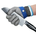 thumbnail image 3 of ThreeH Cut Resistant Gloves Stainless Steel 316L Wire Mesh Butcher Gloves Level 5 Protection Working Glove GL09 XS(One piece), 3 of 3