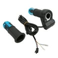 thumbnail image 4 of 1 par de puños de acelerador giratorios para bicicleta, scooter, mango del acelerador, control de velocidad para vehículos eléctricos, color azul, 4 of 15