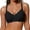 Black, variant on Jelly Bras for Women No Underwire Scalloped Push Up Wireless Bralettes Seamless Soft Comfort Everyday Tshirt Bra