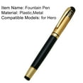 thumbnail image 7 of Grofry Black and Yellow Fountain Pen Fountain Pen Meduim Metal Plastic Sign Writing Pen Student Teacher Gift, 7 of 7