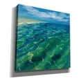 thumbnail image 2 of Epic Graffiti 'Sunny Sea Reflections' by Silvia Vassileva, Canvas Wall Art, 37"x37", 2 of 8