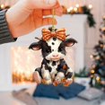 thumbnail image 2 of Cute Cartoon Cow Car Acrylic Pendant Christmas Tree Decoration Pendant Home Decoration Cat Ornament String Christmas Ornament Christmas Decorations Small Christmas Garland Beads Icicles Decorations, 2 of 4