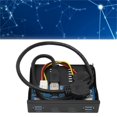 thumbnail image 1 of Hub Panneau avant USB, Panneau avant Floppy Drive 6 Ports USB3.2 GEN1 pour Châssis, 1 of 8