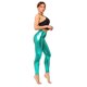 thumbnail image 5 of Leggings de cuero sintético color bronce de varios tamaños Pantalones de cuero ajustados para discoteca de color caramelo Pantalones hasta el tobillo que no se decoloran fácilmente, 5 of 6