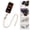 White, variant on MyBat Pro Atelier Series 4.2FT Crossbody Strap + USB-C Charging Cable - Gold