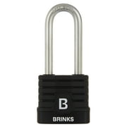 Brinks Weather Resistant Laminated Steel Padlock 44mm Body with 2-3/8 inch Shackle