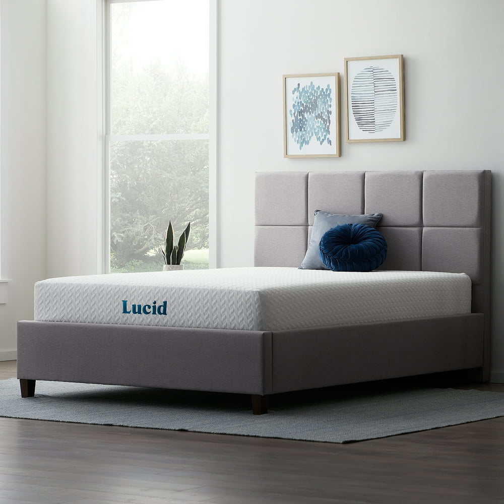 Lucid Refresh™ 12" Gel Memory Foam Mattress, Firm, Twin