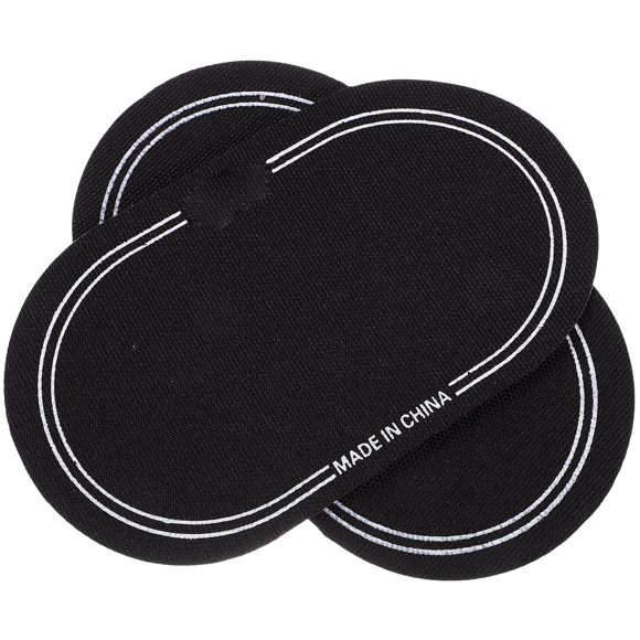 GOOHOCHY 2pcs Drum Skin Etiqueta de Piel Etiqueta de protección Pegatina Pegatina Doble Paso Parches