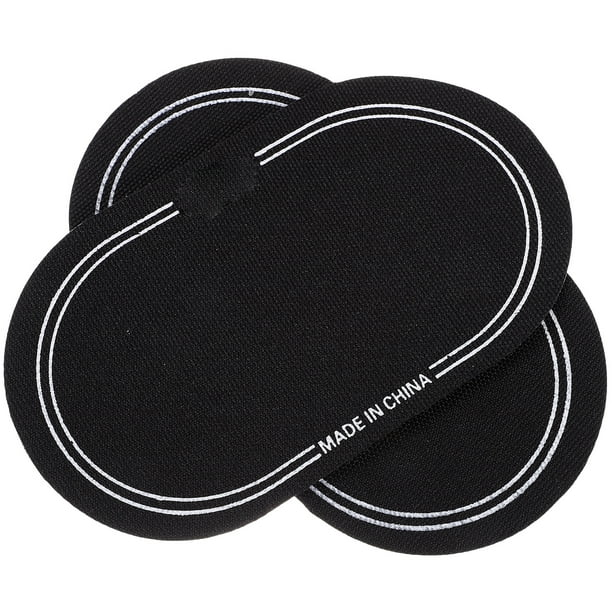 2pcs Drum Skin Etiqueta de Piel Etiqueta de protección Pegatina Pegatina Doble Paso Parches