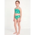 thumbnail image 4 of Ocean Gear Girls Two Piece Lime Hibiscus Swim Set, Sizes 4-18, 4 of 4