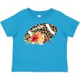 thumbnail image 3 of Inktastic Football with Flowers and Leopard Spots Boys or Girls Toddler T-Shirt, 3 of 5