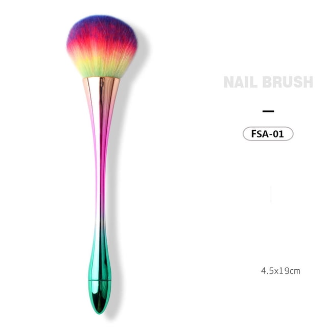 Fiudx Kit de Pinceles para Manicura y Pedicura para Salón de Belleza, 1 Unidad