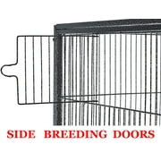 70 Rolling Extra Large Metal Bird Breeding Cage with Detachable Stand for Aviary Budgie Canary Finches Lovebirds
