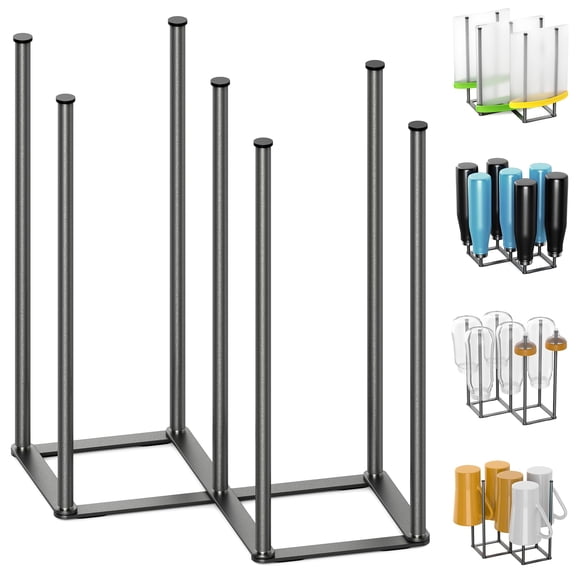 Secador Plegable para Botellas KORRTFID Gris Estelar