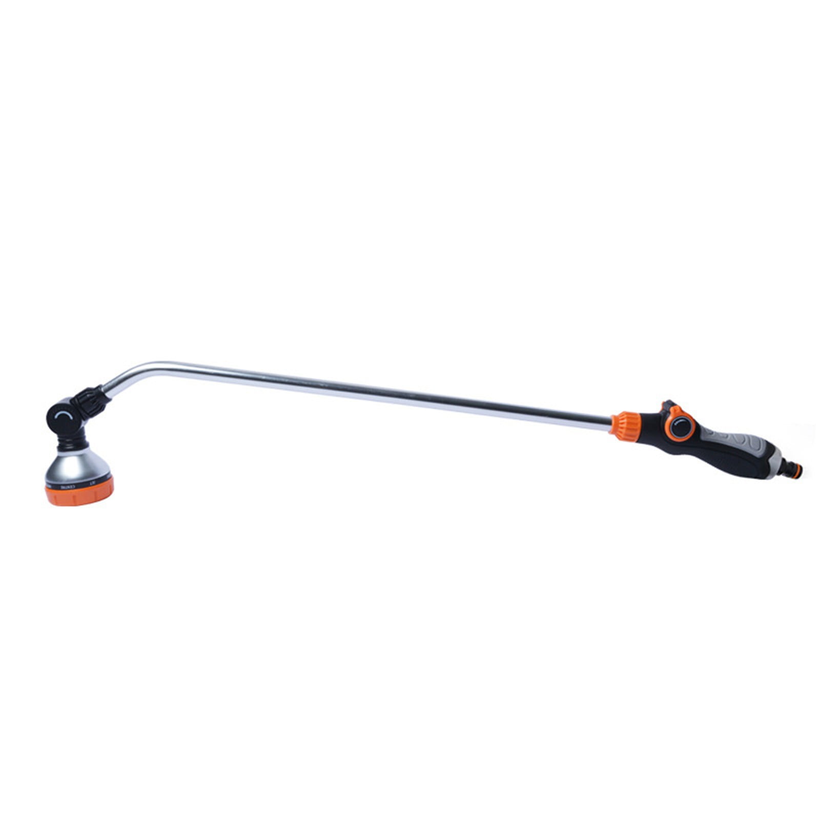 Garden Watering Wand 30 Inch 8 Spray Patterns, Alloy Hose Nozzle Thumb Control Sprayer, 180 Degree Adjustable Shower Mist Jet, Hanging Basket Shrub Car Wash Cleaning Tool