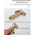 thumbnail image 3 of Stainless Steel Toilet Bidet Sprayer, Bidet Sprayer Kit, Faucet Sprayer Toilet Sprayer (gold), 3 of 5
