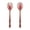 Mauve, variant on Guzzini Salad Servers 10.8" Clear Vanity in Bio-Based Acrylic Crystal Renewable, Organic Material