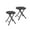 Black 2pcs, variant on Danolapsi Folding Stool with Handle, Folding Chair,Folding Bar Stool with Non-Slip Feet,600 lbs Capacity,Indoor and Outdoor Foldable Stool for Adults
