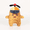Burnt Peanut, variant on Video Game Inspired Sprite Plush, Kawaii Style Collectible Plushies,Novelty Gag Gift for Gamers