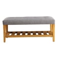thumbnail image 4 of Plethoria Home Tufted Padded Seat Bench, 4 of 4