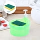 thumbnail image 1 of Dispensador de jabón con soporte de esponja, dispensador de jabón para platos y juego de esponja, soporte de esponja para organizador de fregadero de Verde BLESIY dispensador de jabón, 1 of 8