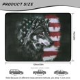 thumbnail image 7 of HUISEFOR American Flag Wolf Car Trunk Mat 29" x 39", Universal Scratchproof Cargo Liner Non Slip Car Accessories, Universal Fit for Most Cars SUVs, 7 of 7