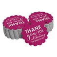 thumbnail image 1 of Inkdotpot Thank You Celebrating The Bride To Be Bridal Shower Bottle Tag Real Silver Foil Favor Hang Tags Pack Of 100, 1 of 6