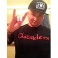 thumbnail image 3 of nWo Outsiders Red Logo Kevin Nash Scott Hall WCW Mens T-shirt S, 3 of 5