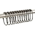 thumbnail image 5 of AmazerBath Shower Curtain Rings, Bronze Shower Curtain Hooks Rust Proof Metal Shower Rings for Curtain Shower Rod Bathroom, Set of 12, 5 of 7