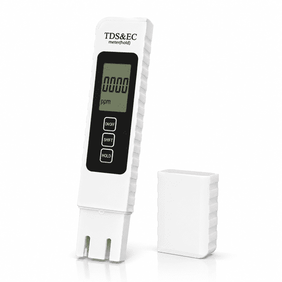 Digital Water Quality Tester: 4-in-1 TDS Meter (TDS,EC,Temp °C/°F) | 0-9990 ppm | Perfect for Drinking Water,RO Systems & Pools