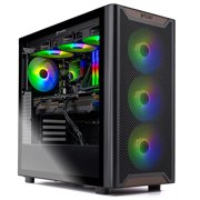 Skytech Chronos Gaming PC Desktop, Ryzen 5 9600X 3.9 Ghz (5.4GHz Turbo), NVIDIA RTX 5070 12GB, 1TB Gen4 NVMe SSD, 16GB DDR5 RAM 6000, 850W Gold PSU, Wi-Fi, Win 11