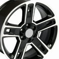 thumbnail image 4 of New 22 Inch Aluminum Wheel for 99-18 Chevy Silverado CV74B Black Machined Rim, 4 of 4