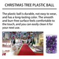 thumbnail image 4 of POINTERTECK 34 Pcs/set Christmas Tree Hanging Ball Home Mall Office Wall Tree Window Ball Decor Plastic Ornament, 4 of 7