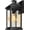 Black, variant on Motion Sensor Outdoor Lights, Dusk to Outdoor Lighting for House, Grain Garage Lights, Lantern Wall Mount, Porch Sconce for Entryway, with Anti-Rust, Weather Resistant