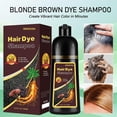 thumbnail image 2 of Blonde Brown Hair Dye, Hair Dye Shampoo for Women & Men, Color Shampoo Hair Dye, Shampoo Para Pintar El Cabello 16.9 Fl Oz, Safe and Natural Champu Para Canas (Blonde Brown), 2 of 6