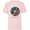 Soft Pink, variant on Marvel Avengers A-logo Circle Super Hero Family Trip - Short Sleeve T-Shirt for Kids - Customized-White