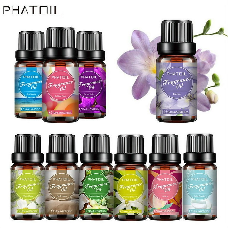 PHATOIL 10ML Floral Fragrance Oils, Sea Breeze Essential Oils for