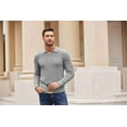 thumbnail image 3 of COOFANDY Men's Long Sleeve Polo Shirts 1/4 Zip Pullover Polo Sweater Slim Fit Polo T ShirtsFall Shirts T Shirts Casual Pullover Sweaters, 3 of 9