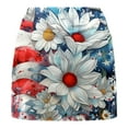 thumbnail image 5 of successthop Skorts Skirts for Women Plus Size Patriotic Shorts Workout Casual Outfits Print Breathable Clothes S, 5 of 5