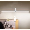 thumbnail image 2 of Lámpara de escritorio con protección para los ojos Mini Lámpara de escritorio con carga USB para dormitorio de estudiantes Lámpara de clip LED doble Lámpara de noche plegable D, 2 of 5