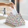 thumbnail image 5 of Goofa Yoga Dogs Poses Pattern Triangle Square Tissue Box Cover, Modern PVC Leathe Facial Paper Holder,Decorative Holder/Organizer for Bathroom Vanity Countertop, 5 of 9