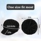 thumbnail image 3 of Gorros de lana para mujer - Gorro de invierno de punto con forro polar para mujer Gorro de lana de punto cálido Gorro de lana con visera y visera (negro), 3 of 4